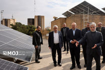 مراسم افتتاح نیروگاه خورشیدی دانشگاه تربیت مدرس