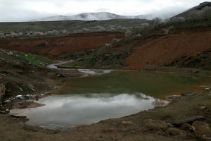 کنسل شدن لیگ برتر دوچرخه‌سواری به دلیل بارندگی+عکس