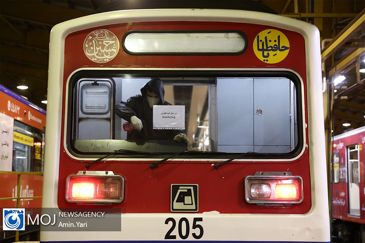 ضد عفونی ناوگان حمل و نقل عمومی تهران