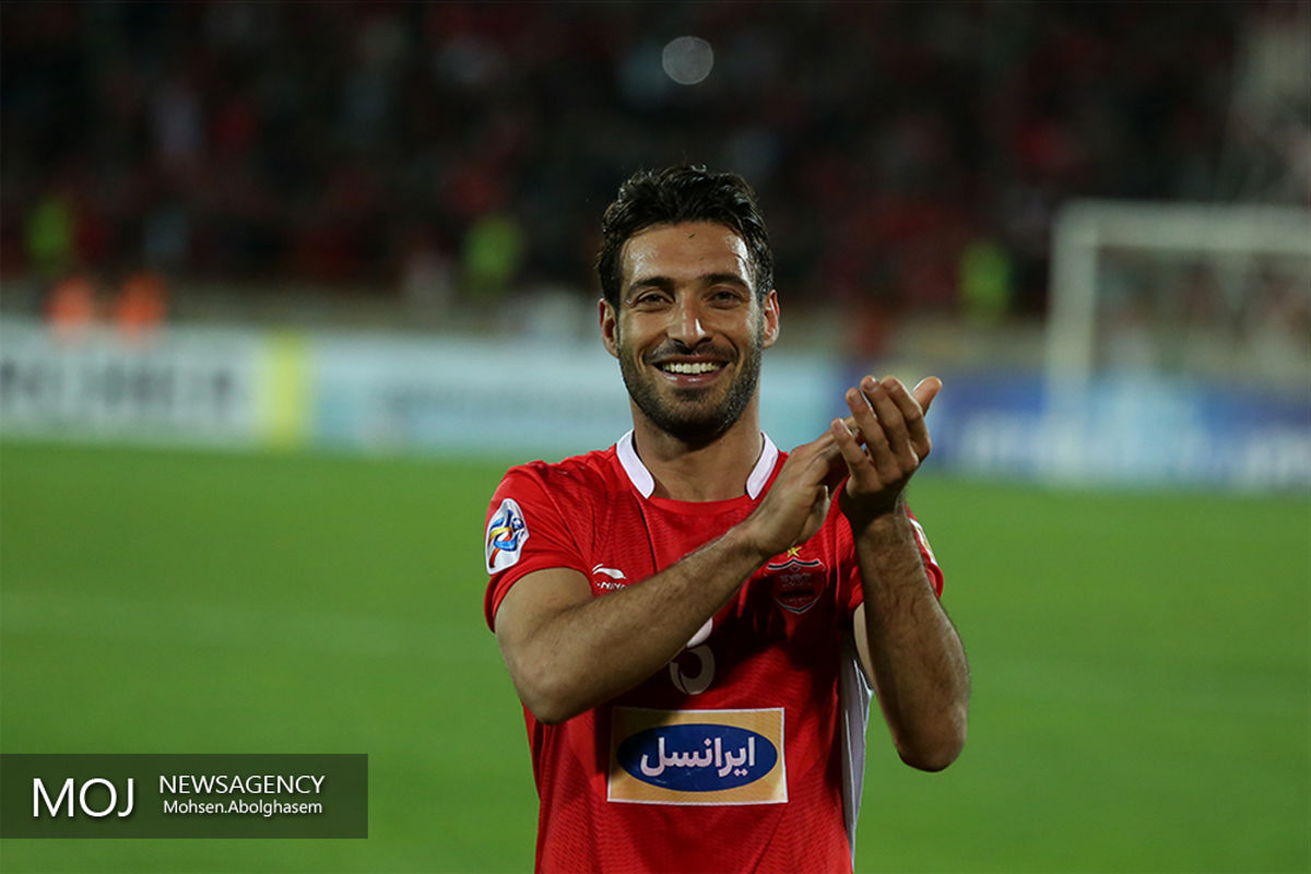 دیدار تیم های فوتبال پرسپولیس ایران و السد قطر / شجاع خلیل زاده