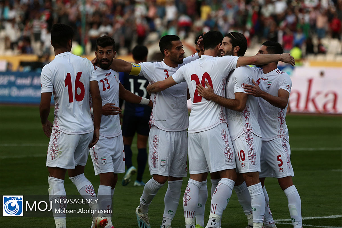 دیدار تیم‌های ملی فوتبال ایران و کامبوج