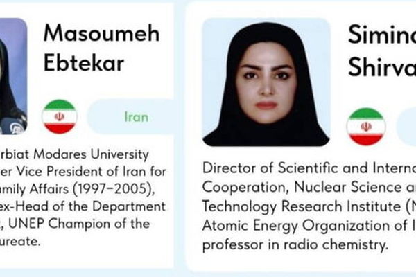 نام دو بانوی ایرانی در جمع هیات داوران اولین جایزه محیط زیست زنان کشورهای عضو بریکس