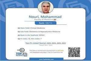 دستیار رئیس جمهور در فهرست «۲ درصد دانشمندان برتر» سال ۲۰۲۵