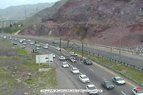 ترافیک سنگین وسایل نقلیه در برخی از محورهای شمالی و آزادراه‌های کشور