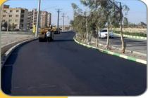 اتمام عملیات آسفالت در 13 هزار متر مربع از معابر شهرک خاتم الانبیاء