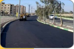 اتمام عملیات آسفالت در 13 هزار متر مربع از معابر شهرک خاتم الانبیاء