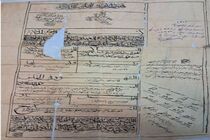 اهدای قباله ازدواج ۱۰۹ ساله به مرکز اسناد آستان قدس‌رضوی