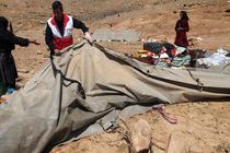 امدادرسانی نیرو‌های امدادی هلال احمر به عشایر استان اصفهان