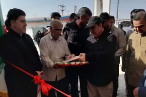 افتتاح نمایشگاه صنایع‌دستی و سوغات در پایانه شهید رئیسی (برکت) مهران همزمان با اربعین حسینی