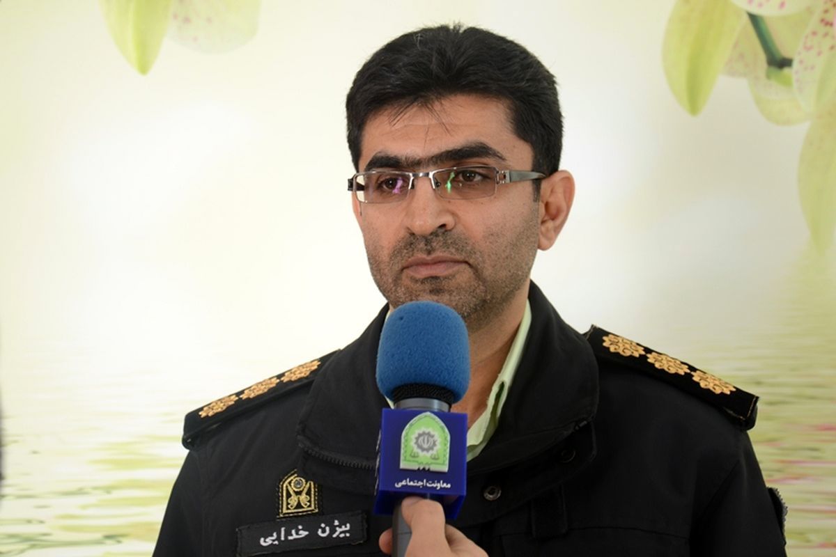 سرهنگ بیژن خدایی فرمانده انتظامی شهرستان قزوین