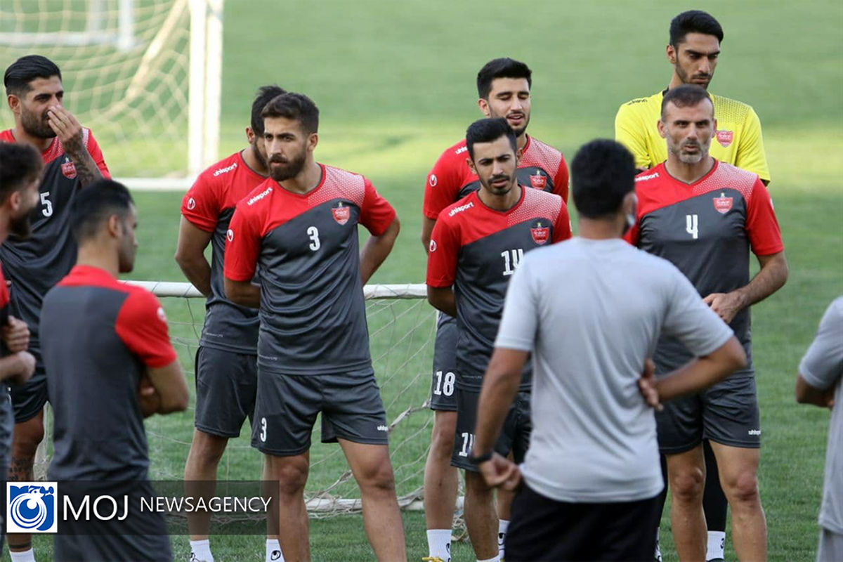 تمرین تیم فوتبال پرسپولیس