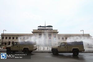 مراسم رژه خدمت نیروی زمینی ارتش در تهران