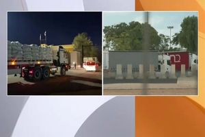 ورود ۴۰۰ کامیون کمک های بشردوستانه از گذرگاه رفح به غزه آغاز شد