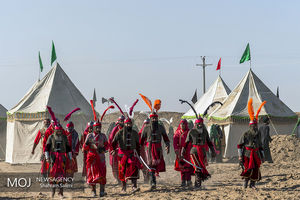 اجرای نمایش واقعه عاشورا در گلزار شهدای بندرعباس