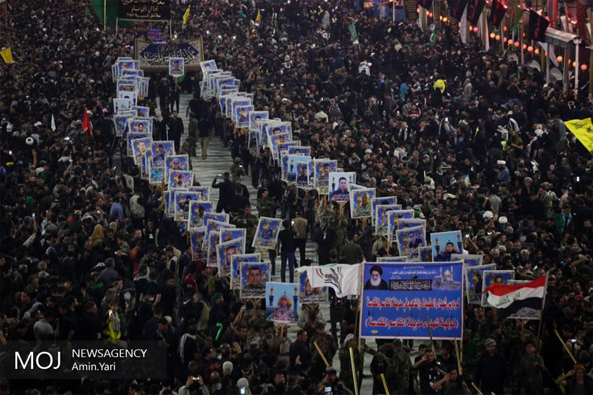 مراسم عزاداری اربعین حسینی در حرم مطهر حضرت عباس (ع)