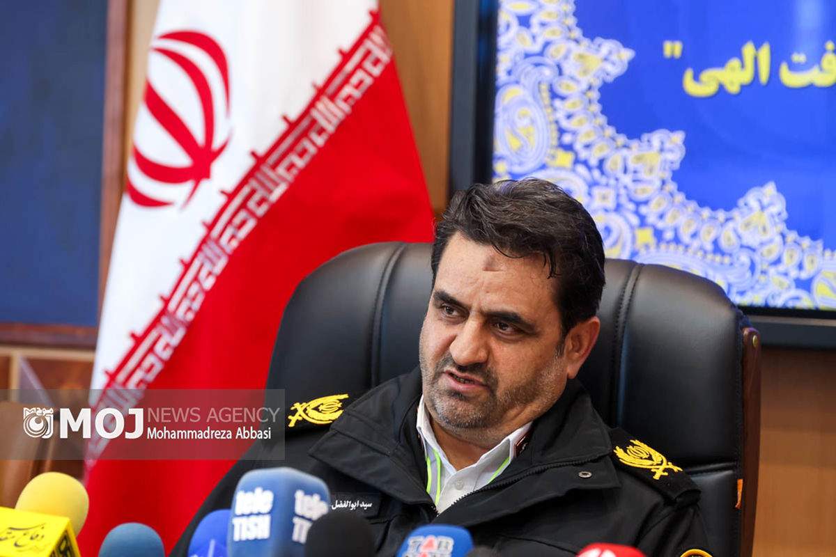 نشست خبری رئیس‌ پلیس راهور تهران