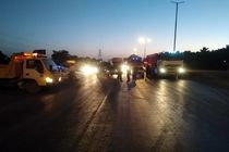 تصادف زنجیره‌ای ۳۰ دستگاه خودرو در اصفهان