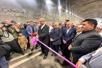 طولانی‌ترین تونل جاده‌ای کرمانشاه با اتصال به مرز شیخ‌صله افتتاح شد