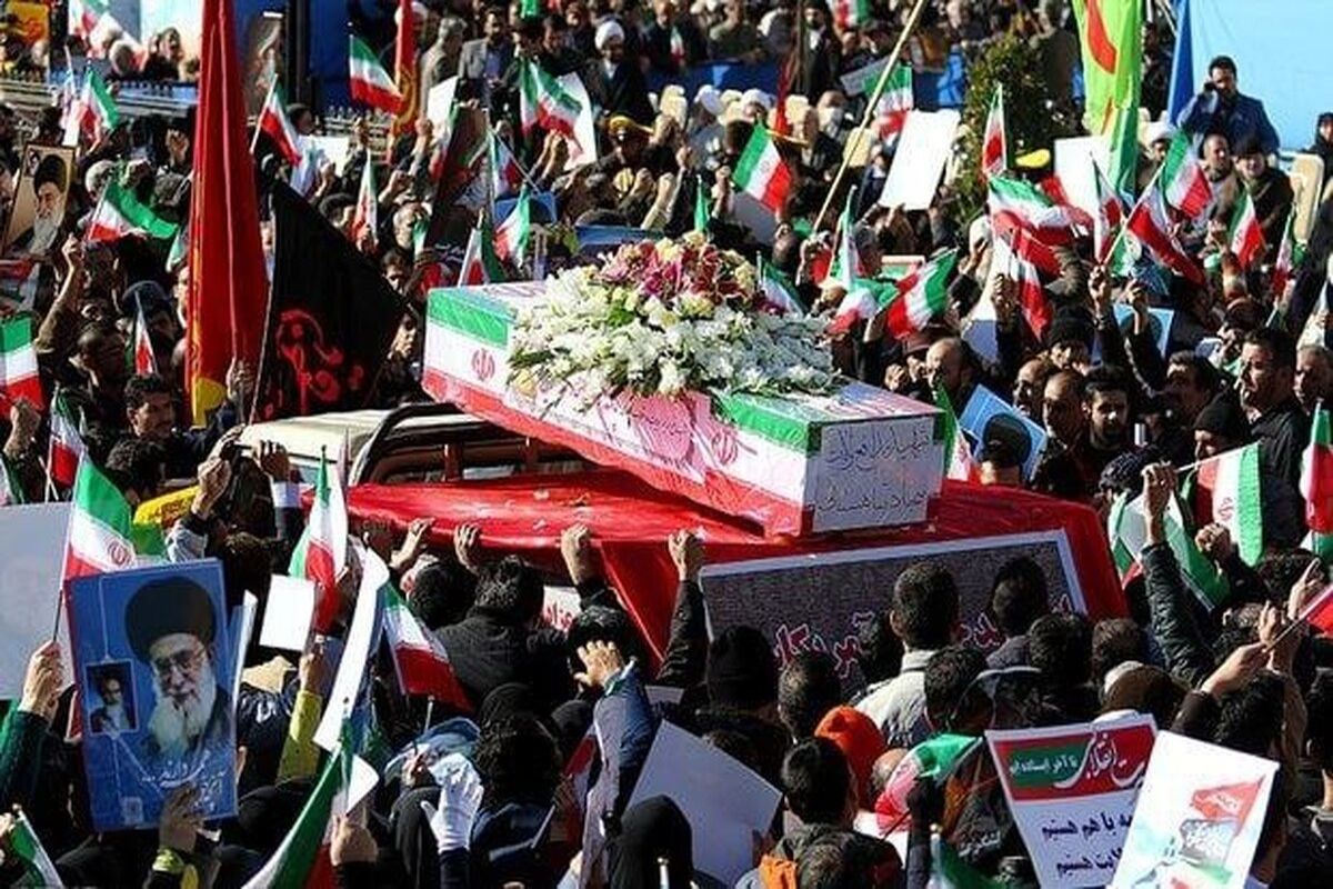 تشییع پیکر مطهر شهید غلامحسین دماوندی