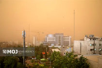 هشدار سطح زرد برای وقوع پدیده گرد و خاک