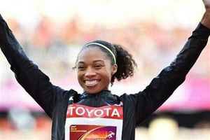 ورزشکار زن آمریکایی رکورد بولت را شکست