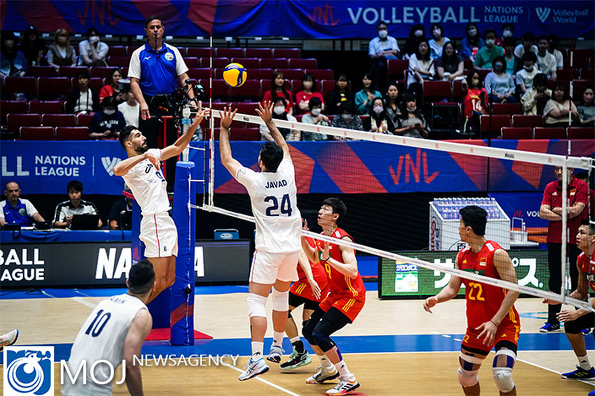 لیگ ملت‌های والیبال ؛ دیدار ایران و چین