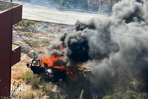 ۳ موشک از پهپاد اسرائیلی به یک خودرو در جنوب لبنان شلیک شد