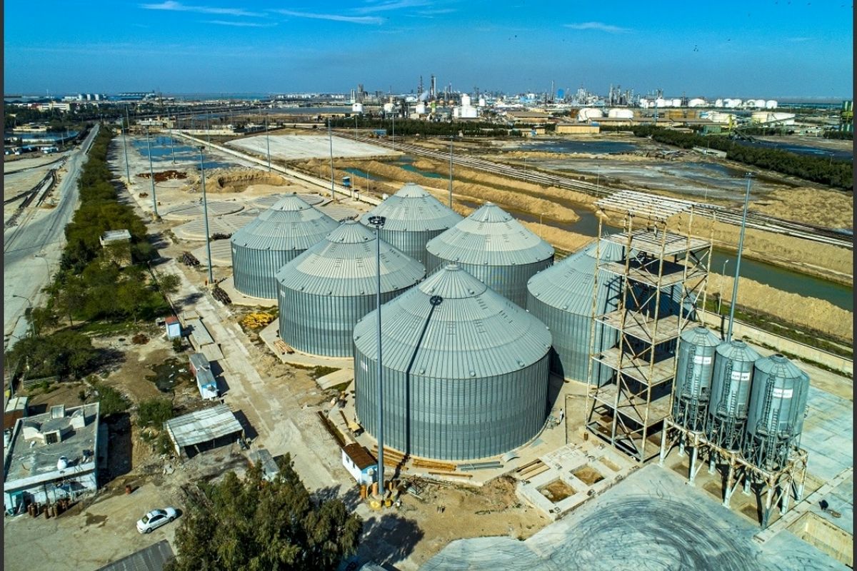 سیلوی ذخیره غلات بندر امام خمینی ره 