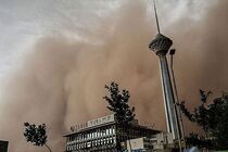 باد شدید،جنوب و غرب تهران را در بر می‌گیرد