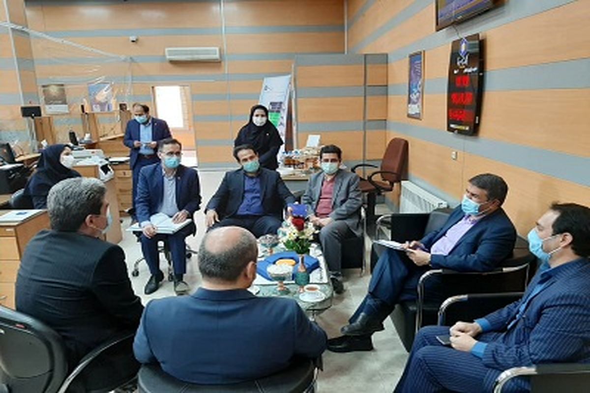 جلسه مدیرعامل بانک سینا