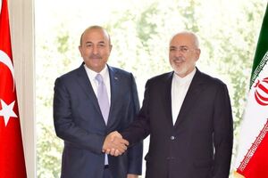 ظریف و چاووش اوغلو دیدار و گفت و گو کردند