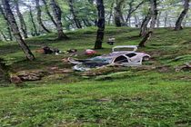 سقوط خودروی ۲۰۷ در محور جنت‌رودبار چهار مصدوم برجا گذاشت