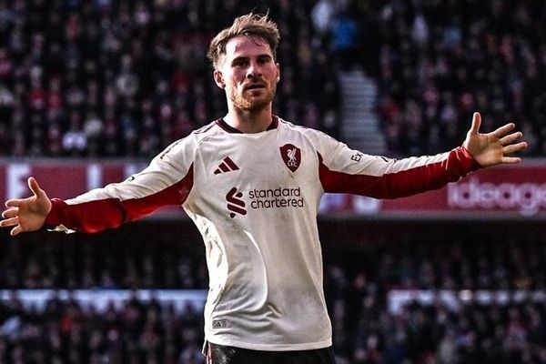 لیورپول با گل دقیقه ۷+۹۰ مک‌آلیستر برد