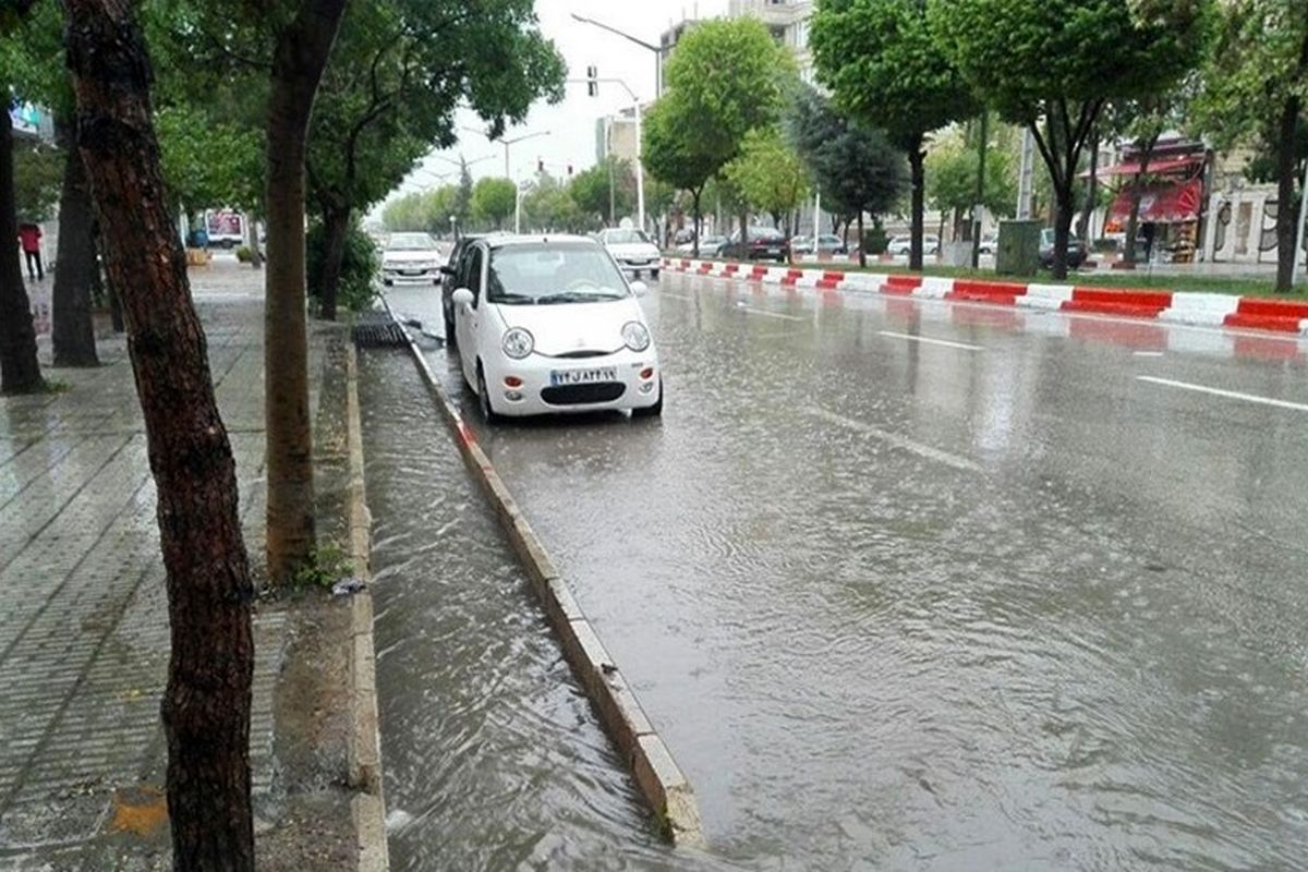 کرمانشاه در زمان بارندگی