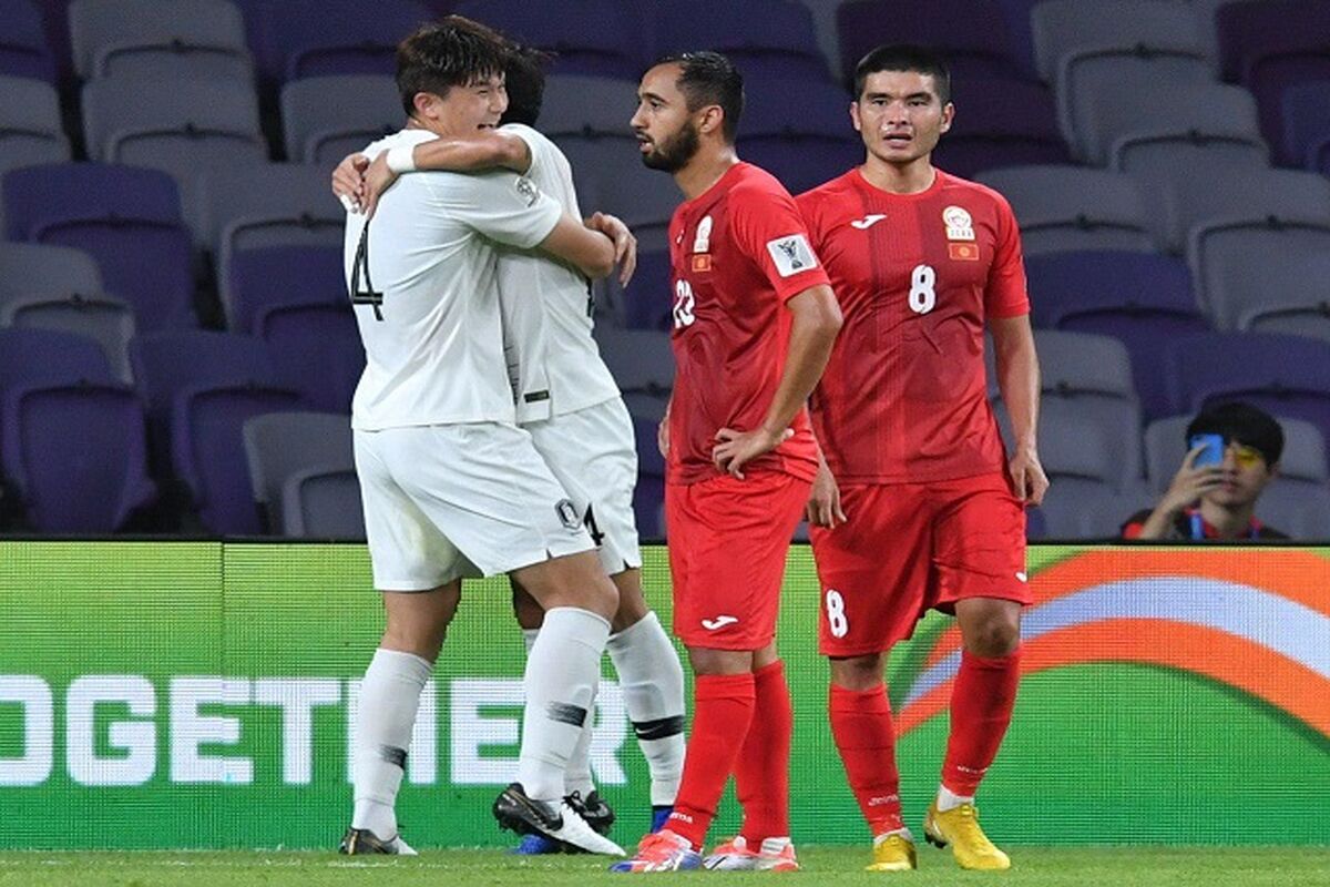 بازی کره جنوبی و قرقیزستان