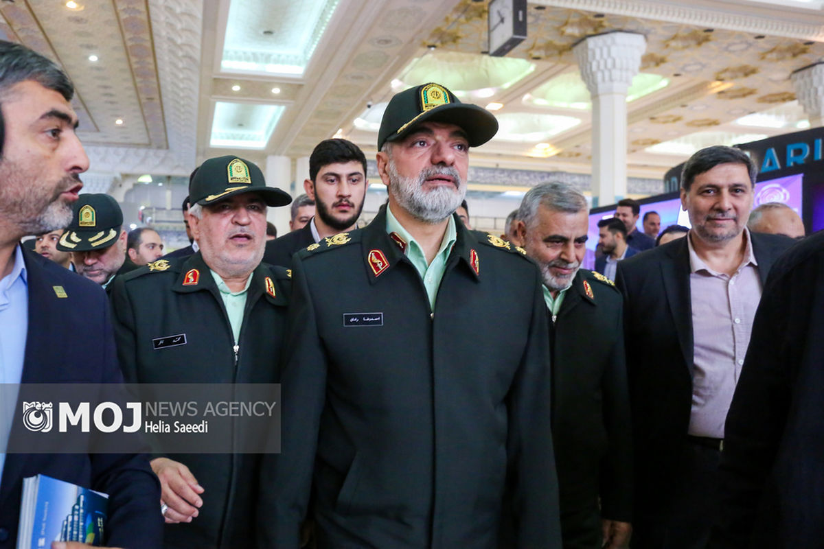 بازدید فرمانده انتظامی کل کشور در بازدید از نمایشگاه بین‌المللی ایپاس ۲۰۲۴