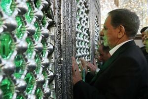 جهانگیری بارگاه ملکوتی امام علی (ع) را زیارت کرد