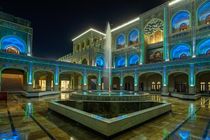 طرح نورپردازی صحن حضرت زهرا (س) در حرم مطهر امام علی(ع) به اتمام رسید
