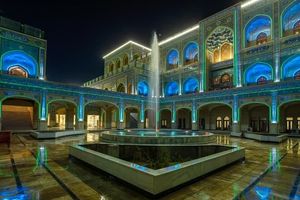 طرح نورپردازی صحن حضرت زهرا (س) در حرم مطهر امام علی(ع) به اتمام رسید