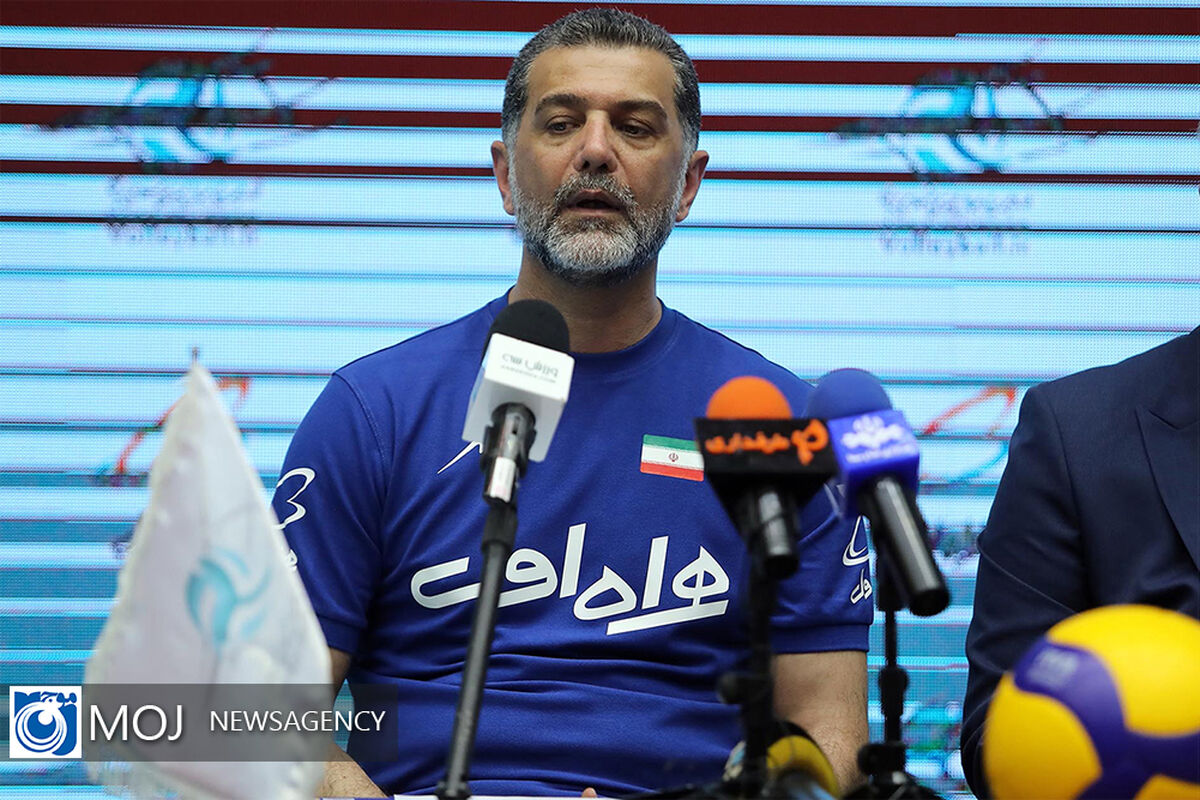 نشست خبری بهروز عطایی سرمربی تیم ملی والیبال