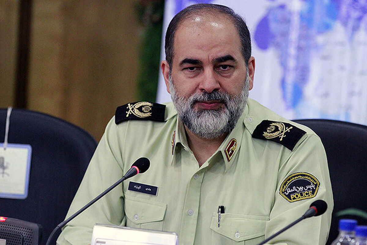 سردار هادی شیرزاد ،  رئیس پلیس بین الملل ناجا