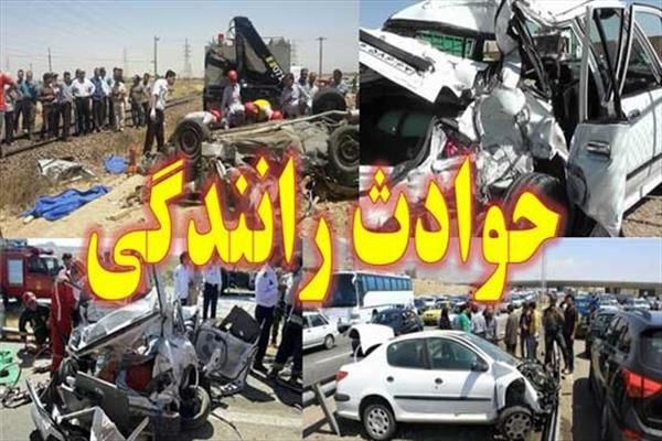 یک کشته و سه مصدوم در واژگونی خودرو سمند در محور کاشان – قم