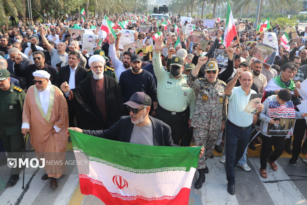راهپیمایی تجدید پیمان مرد کیش  با انقلاب و اعلام انزجار از اغتشاشگران 