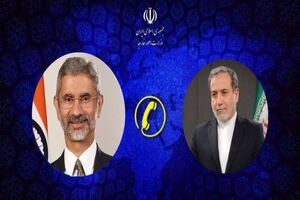 وزرای امور خارجه جمهوری اسلامی ایران و هند گفتگو کردند