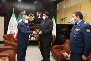 دیدار رییس اورژانس کشور با فرمانده نیروی هوایی ارتش