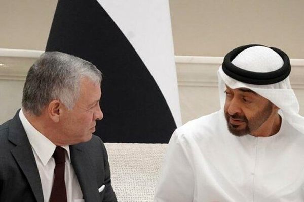 رئیس امارات و پادشاه اردن بر اهمیت اجرای توافق آتش‌بس در غزه تاکید کرد