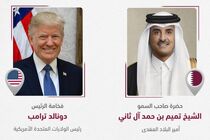ترامپ با امیر قطر درباره تحولات منطقه گفتگو کرد