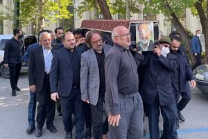 پیکر عماد افروغ در دانشگاه تهران تشییع شد