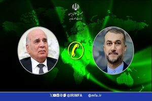 وزرای خارجه ایران و عراق بر افزایش تلاش‌ها برای توقف نسل‌کشی در غزه تاکید کردند