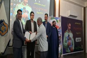پلیس راهور هرمزگان از «همیار پلیس» نمونه تجلیل کرد